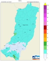 Mappa interpolata wind_gust