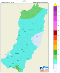 Mappa interpolata wind_gust