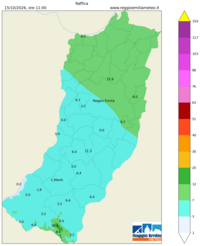 Mappa interpolata wind_gust