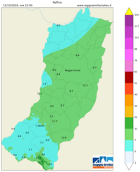 Mappa interpolata wind_gust